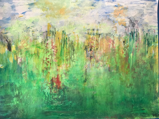 Prairie Grass in Breeze